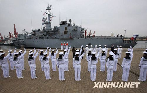 Llegó a China el buque patrul ero de escolta de Francia2
