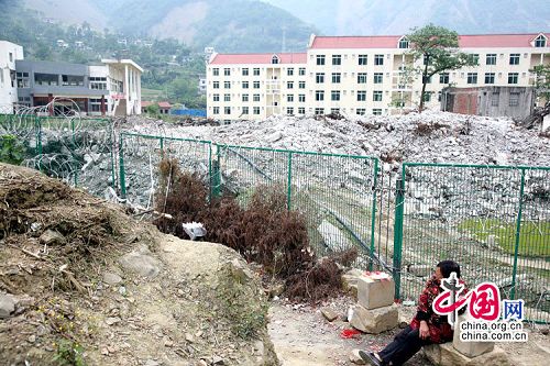 Las actividades conmemorativas del terremoto de la escuela secundaria Beichuan2