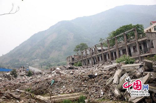 Las actividades conmemorativas del terremoto de la escuela secundaria Beichuan3