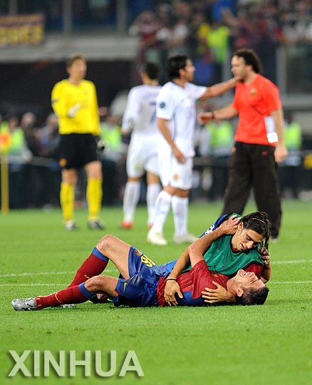 Derrota Barcelona 2-0 a Máncheter como digno campeón de Europa7