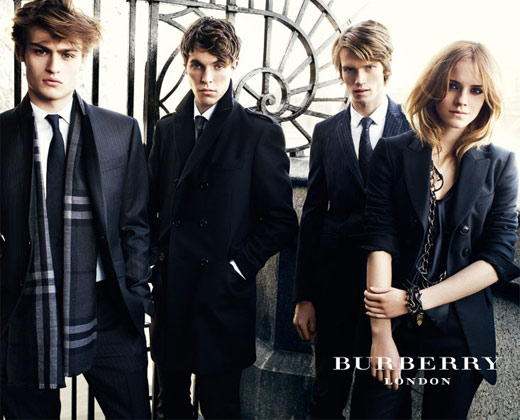 Emma Watson, nueva imagen de Burberry para la campaña de otoño-invierno 2010 8