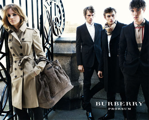 Emma Watson, nueva imagen de Burberry para la campaña de otoño-invierno 2010 10