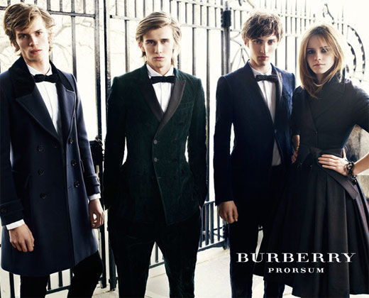 Emma Watson, nueva imagen de Burberry para la campaña de otoño-invierno 2010 11