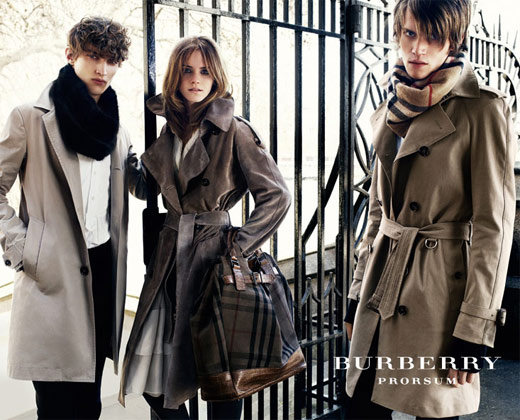 Emma Watson, nueva imagen de Burberry para la campaña de otoño-invierno 2010 12