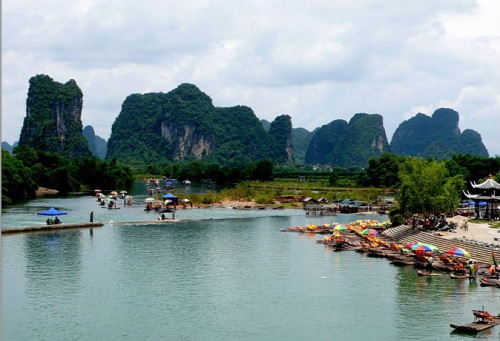 Pintoresco -paisaje -río -Yulong -Yangshuo 09