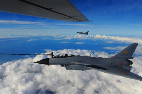 Aviones -chinos -Caza-10- patrullan-Mar - China Meridional 1