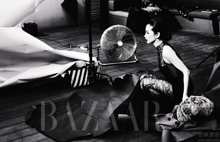 Actriz Li Bingbing posa para Bazaar de moda 4