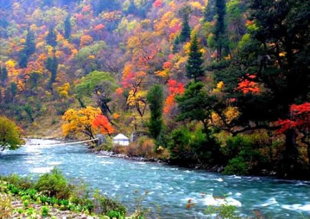 Paisajes de otoño en la Semana Dorada de Día Nacional 10