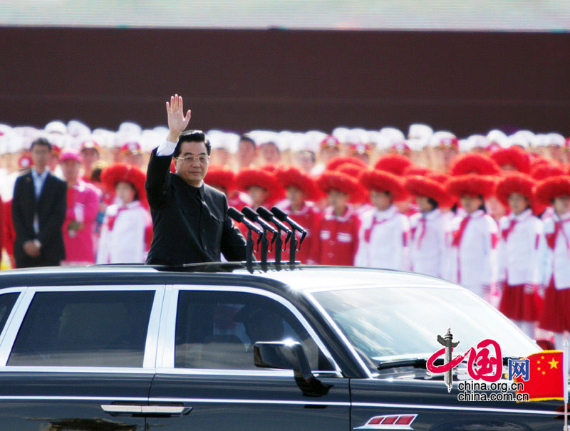 Hu Jintao-desfile-Día Nacional-China 4