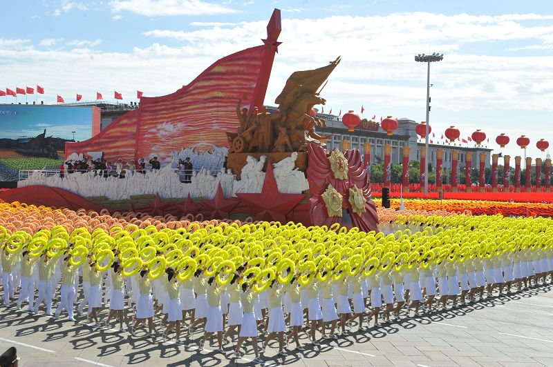 Desfile popular-Plaza de Tian'anmen 4