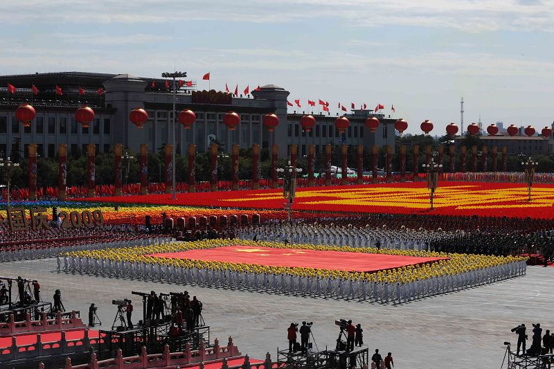 Desfile popular-Plaza de Tian'anmen 5