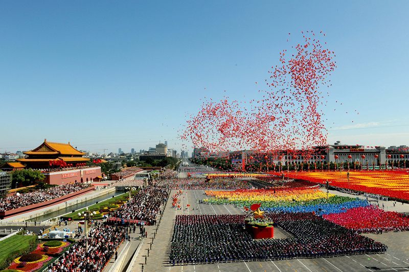 celebraciones-Día Nacional-China-desfile-niños 18