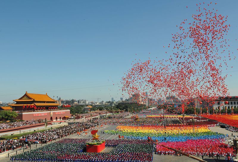 celebraciones-Día Nacional-China-desfile-niños 20