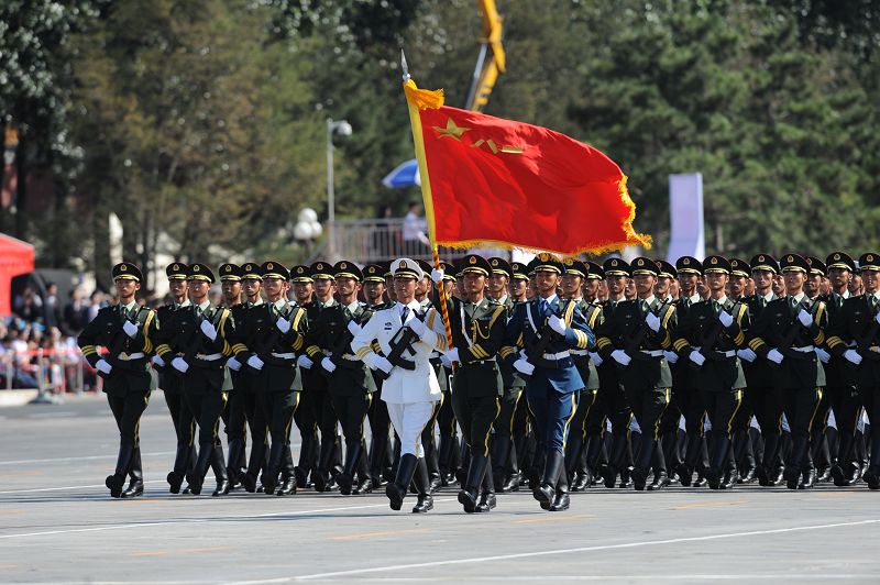 desfile militar-Guardia de Honor del EPL 1