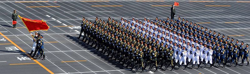 desfile militar-Guardia de Honor del EPL 6