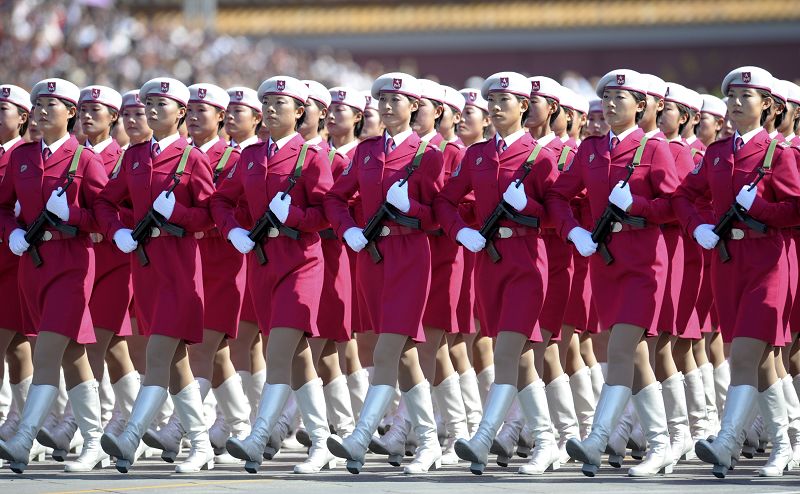 desfile militar-milicias mujeres 14