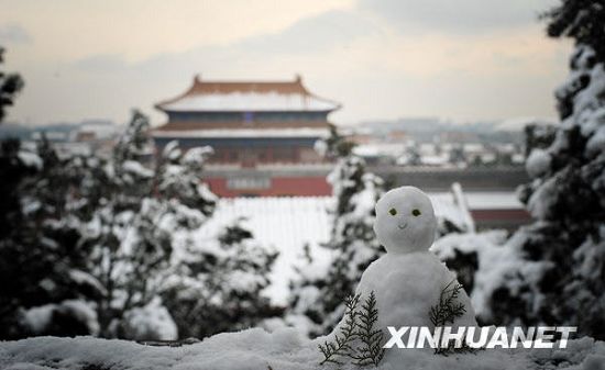 Beijing bajo la nieve 8
