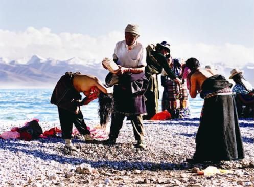 Disfrute -alegría- desnudo-baños al estilo tibetano 2