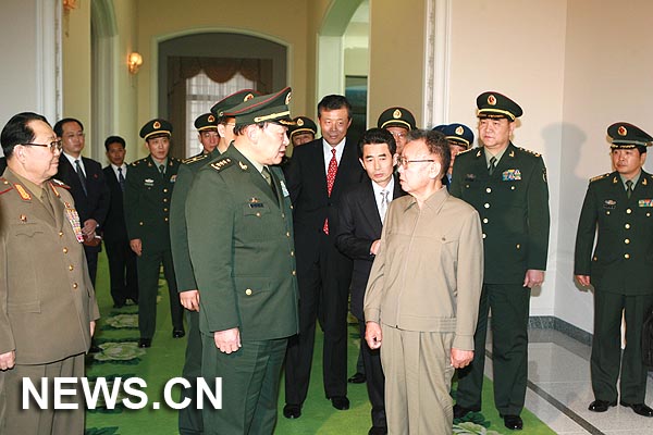 Kim Jong Il-ministro chino de Defensa1 Kim Jong Il-ministro chino de Defensa1