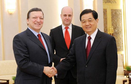 Hu Jintao- relaciones - UE -prioridad diplomática 1