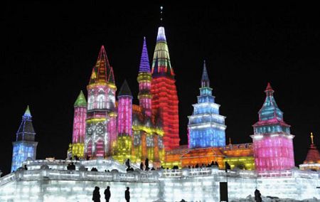 Ciudades de hielo y color en el norte de China 1