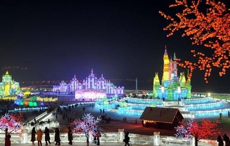 Ciudades de hielo y color en el norte de China 6