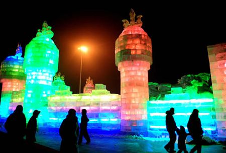 Ciudades de hielo y color en el norte de China 15