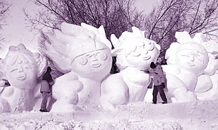 Ciudades de hielo y color en el norte de China 18