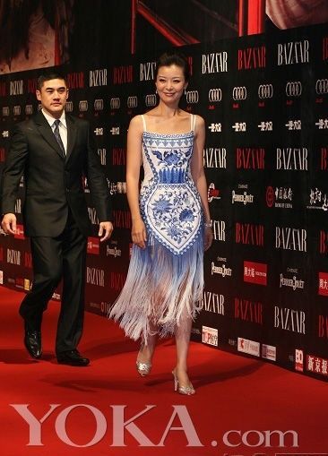 Moda de la porcelana azul y blanca de las estrellas chinas5