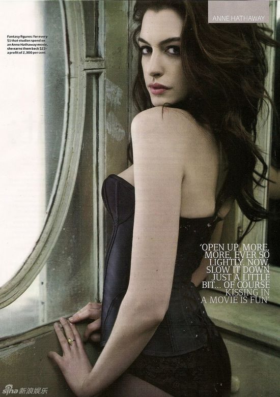 Anne Hathaway posa para GQ3