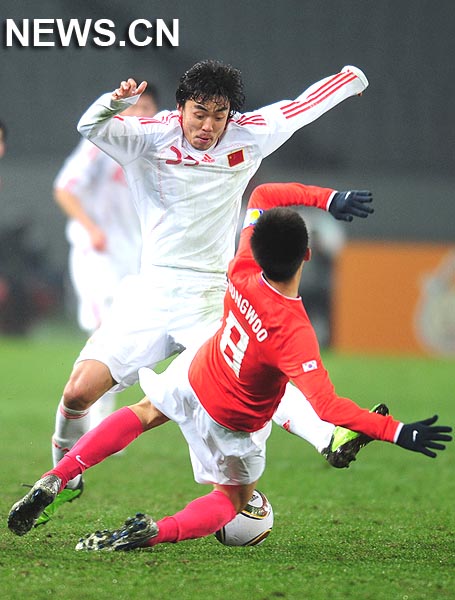 Fútbol-China-Corea del Sur2