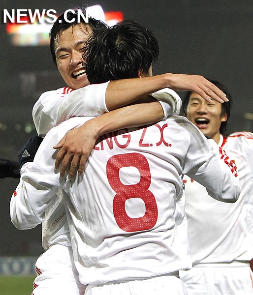 Fútbol-China-Corea del Sur3