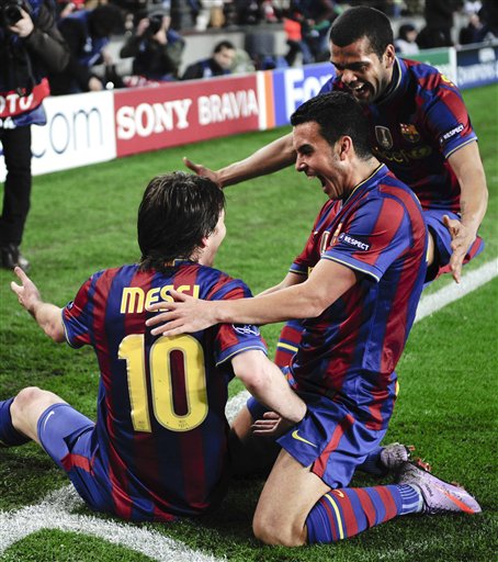 Barcelona,Messi,Arsenal ,Liga de Campeones 5
