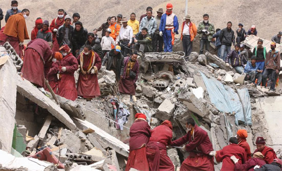 sismo terremoto Yushu Qinghai rescate 7