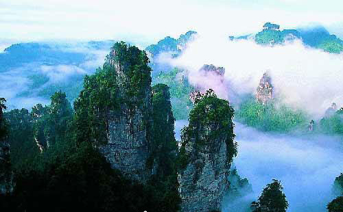 Yan Zi Gou-E Mei-Zhang Jiajie-Shangri-La-Da Xing An Ling-zonas turísticas-bajas en carbono 4