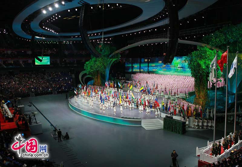 la ceremonia de apertura de la Expo Shanghai 2