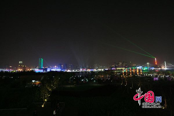 vistas nocturnas, Shanghai, Expo
