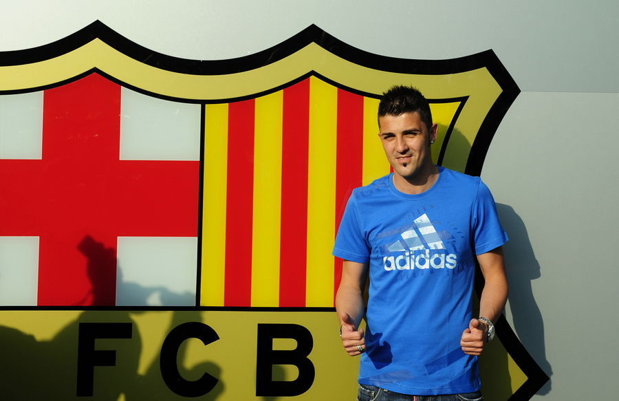 Confirma el contrato con FC Barcelona el delantero David Villa con 40 millones de euros