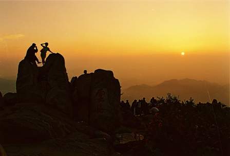 Salida del sol, Montaña Taishan, shandong 8