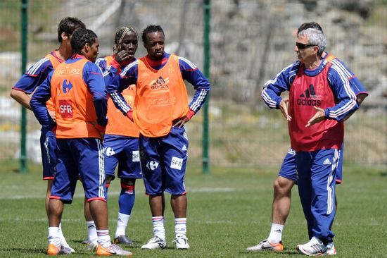 El equipo de Francias para la Copa Mundial