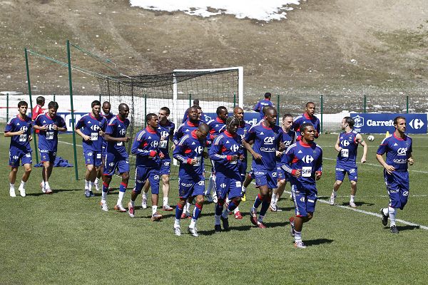 El equipo de Francias para la Copa Mundial