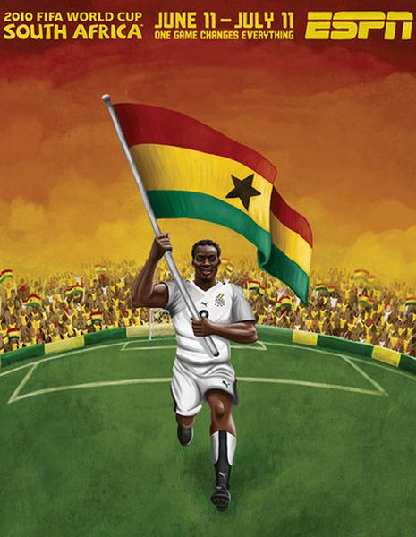 Los carteles de las 32 selecciones de la Mundial--ghana