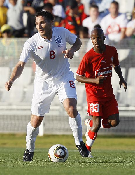 蘭帕德Beckham ve el partido de Inglaterra, Rooney gana un gol