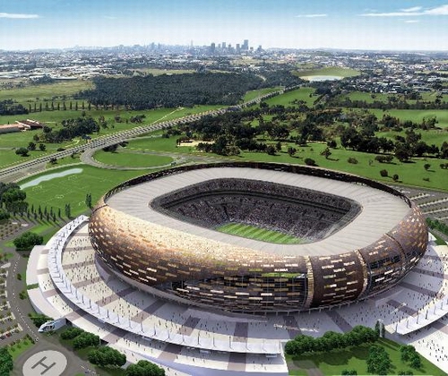 Johannesburgo, estadio de fútbol para la Mundial