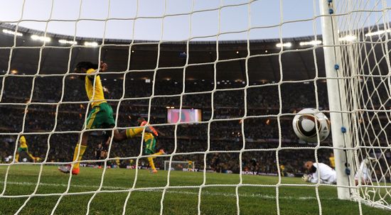 El gol por la selección sudafricana a la puerta mexicana