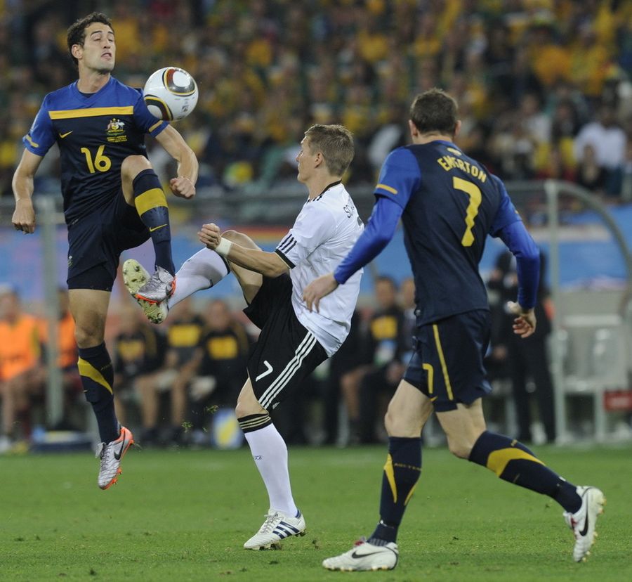 En el partido de Alemania vs Australia, la selección alemana gana 4 goles y termina el partido con 4-0. 