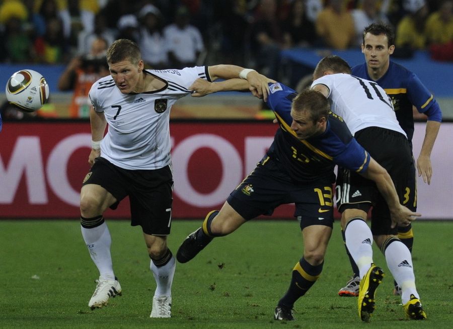 En el partido de Alemania vs Australia, la selección alemana gana 4 goles y termina el partido con 4-0. 