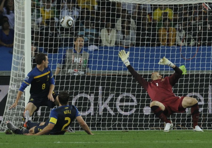 En el partido de Alemania vs Australia, la selección alemana gana 4 goles y termina el partido con 4-0. 