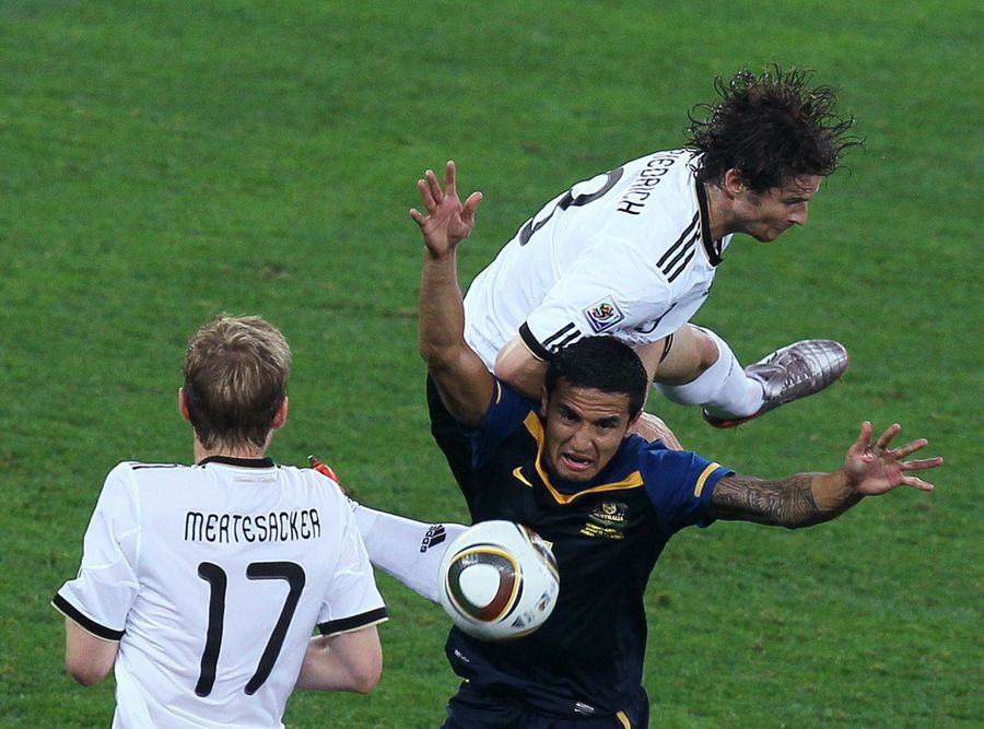 En el partido de Alemania vs Australia, la selección alemana gana 4 goles y termina el partido con 4-0. 