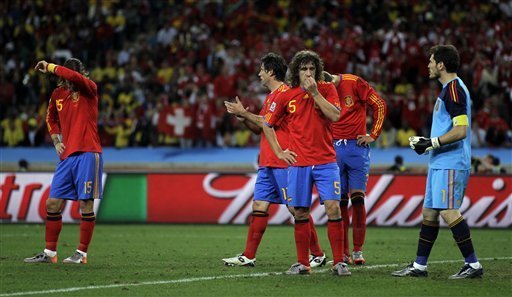 Está fallada la selección de España